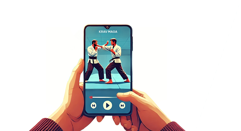 In der KRASS MAGA Academy bekommst du Live-Trainings, Tutorials für praxisnahe Selbstverteidigung, Übungen für situatives Training und Vorträge & Übungsmaterial.